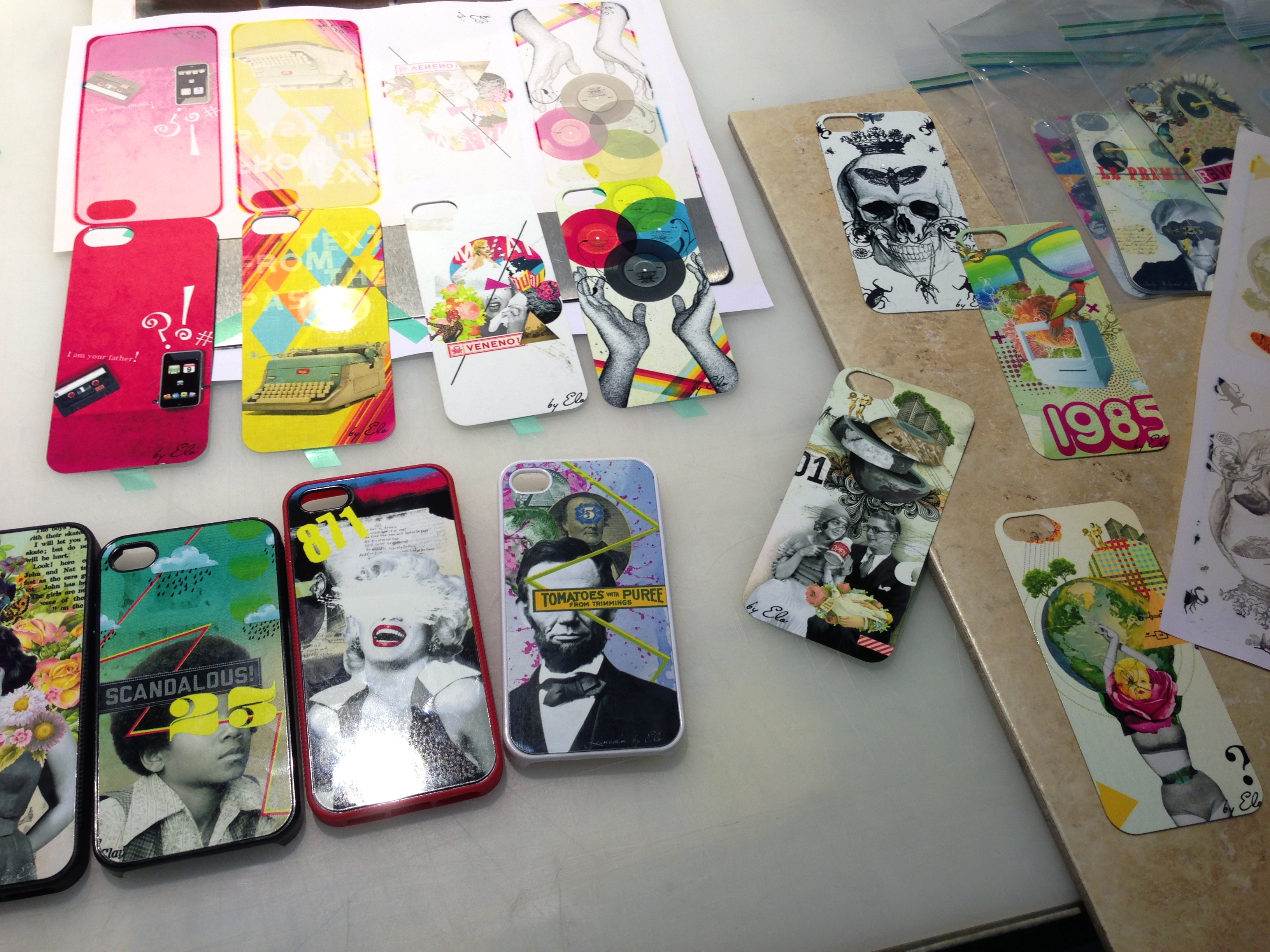 iPhone 4 & 5 Cases made with sublimation printing