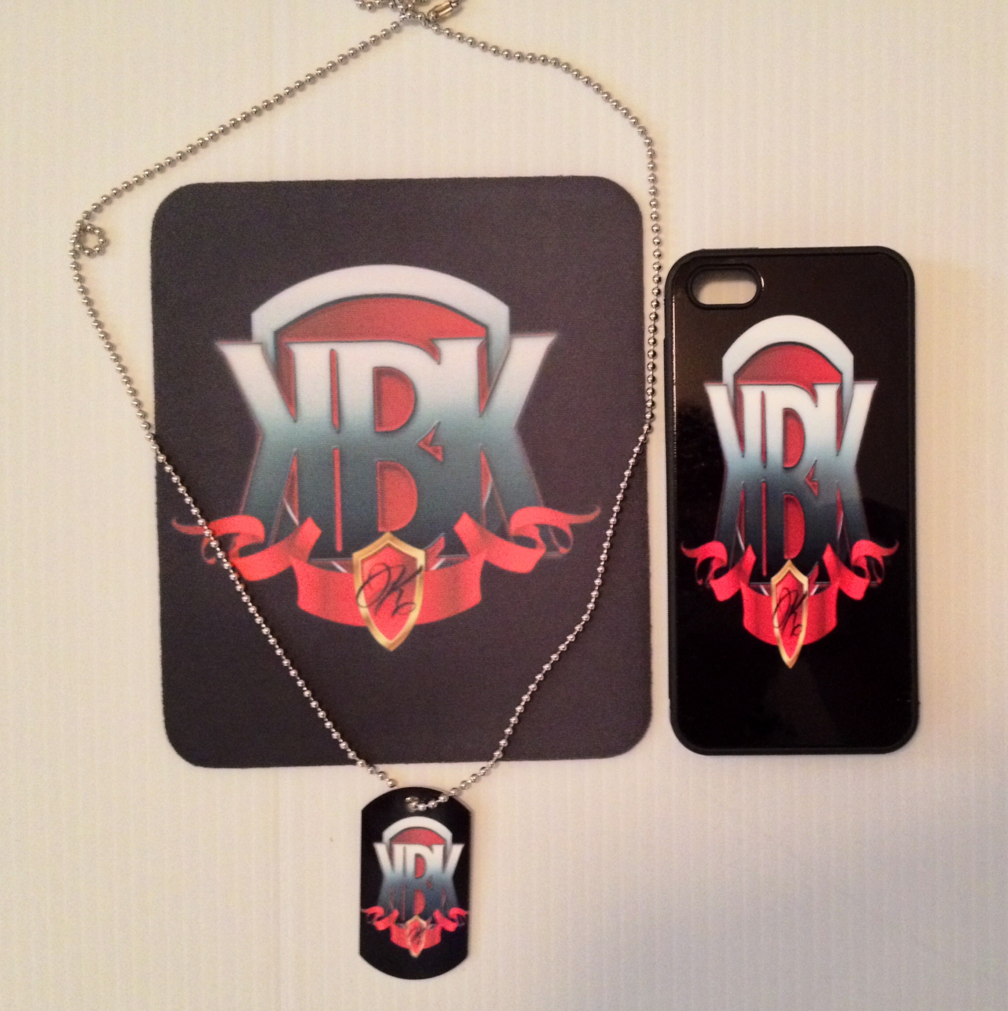Mousepad , Dogtag, iPhone 4 case made with sublimation printing