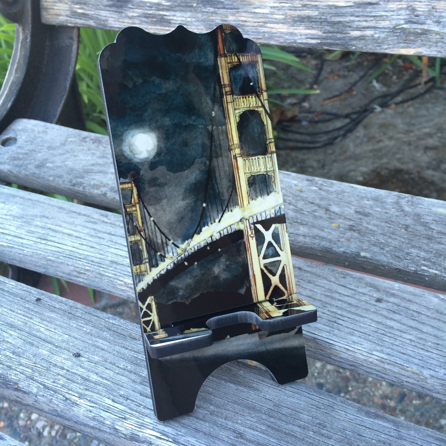 Phone stand made with sublimation printing