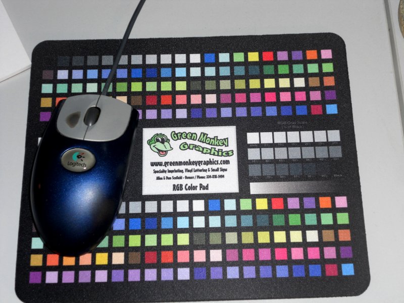 The ColorPad mousepad made with sublimation printing