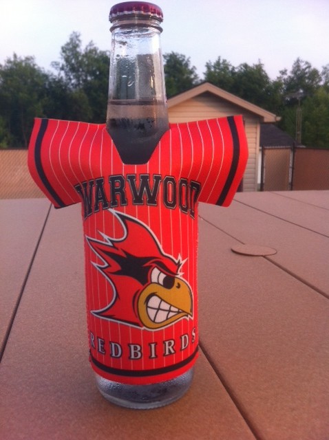 Team Jersey Koozie made with sublimation printing