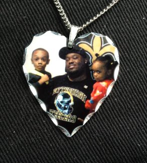 Memorial Jewelry made with sublimation printing