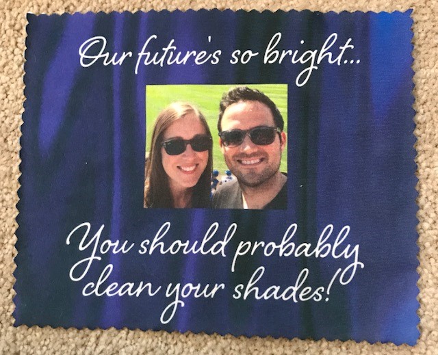 Wedding Favor made with sublimation printing