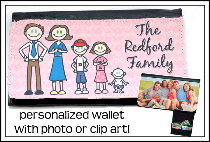 Family Mommy Wallet made with sublimation printing