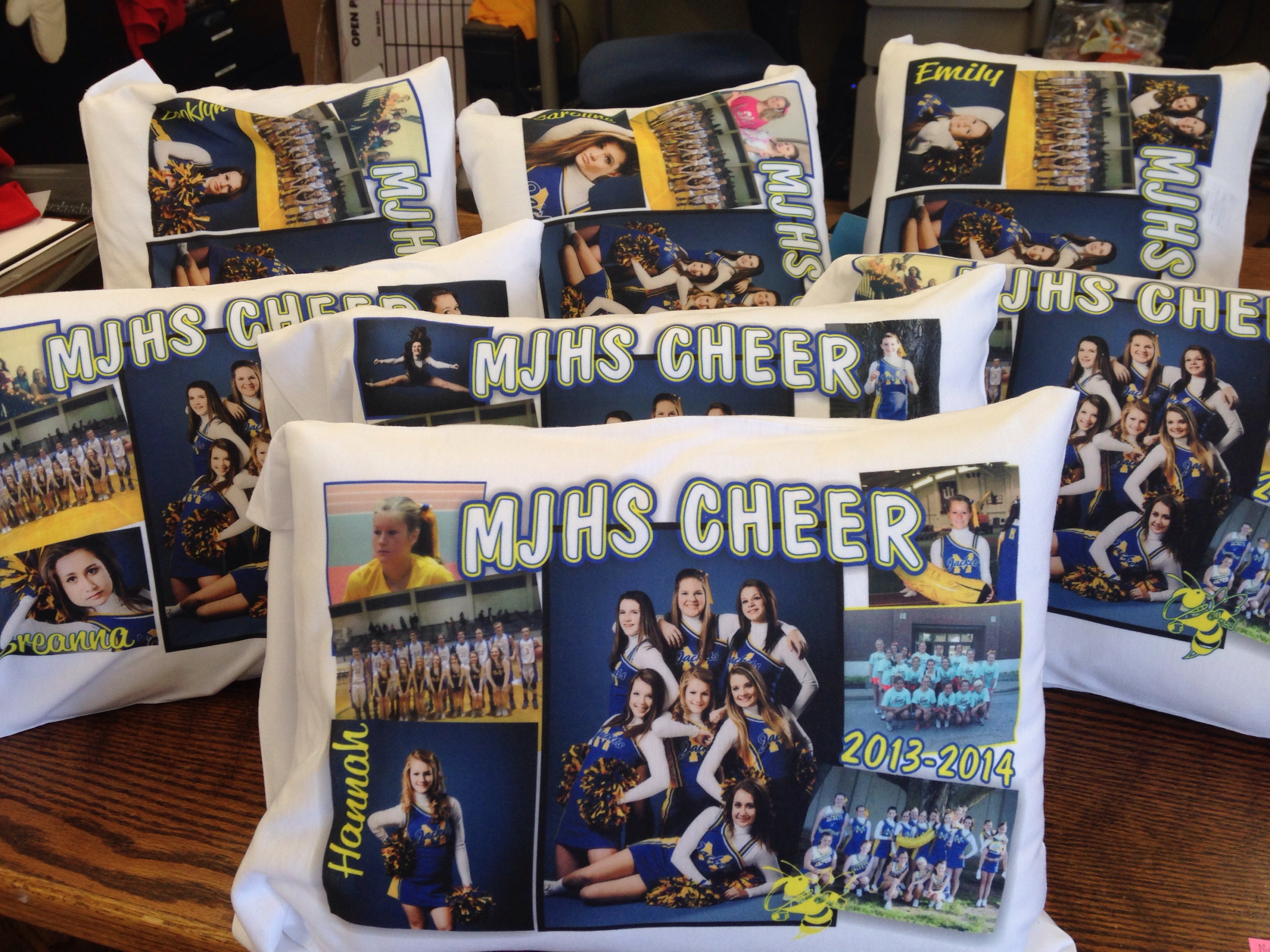 8th Grade Cheer Gifts made with sublimation printing