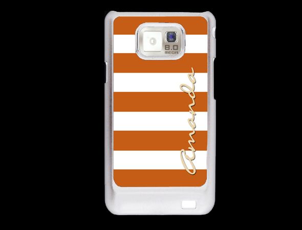 Personalized Samsung Galaxy S2 case made with sublimation printing