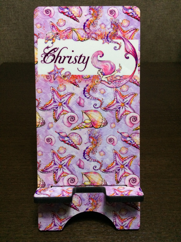 Phone Stand made with sublimation printing