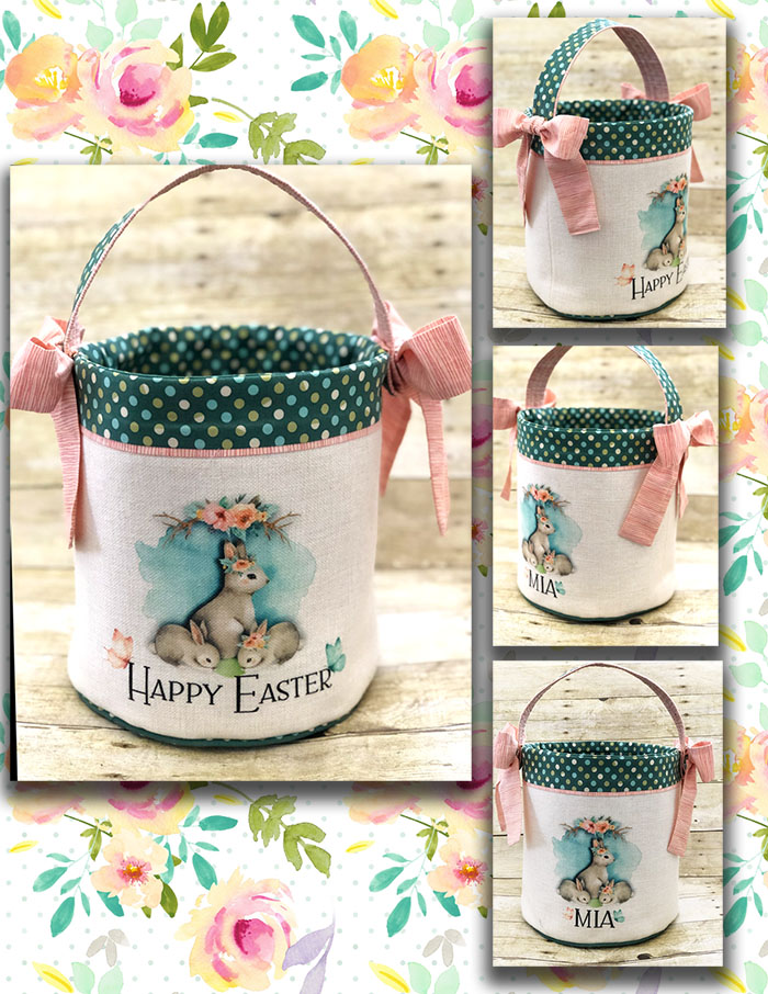 SPRING CONTEST - Easter Basket made with sublimation printing