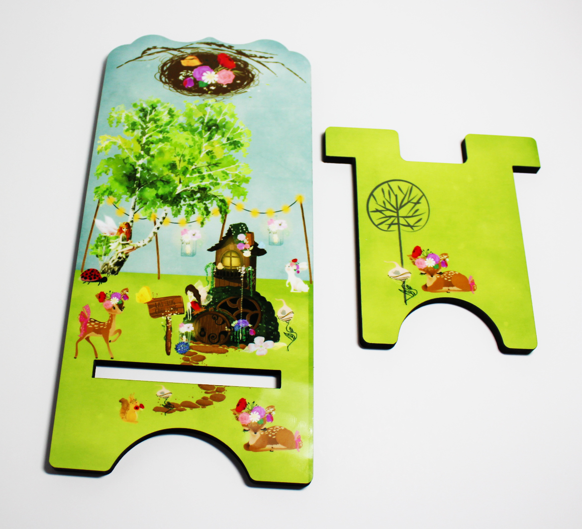Fairy Phone Stand made with sublimation printing