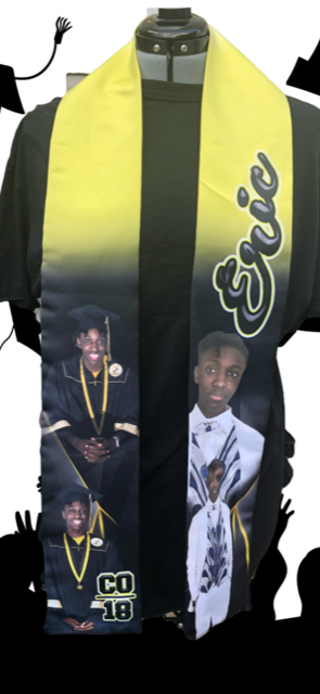 Stole for Graduation made with sublimation printing