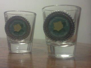 shot glasses made with sublimation printing
