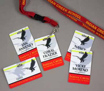 ID Badges / Lanyards made with sublimation printing