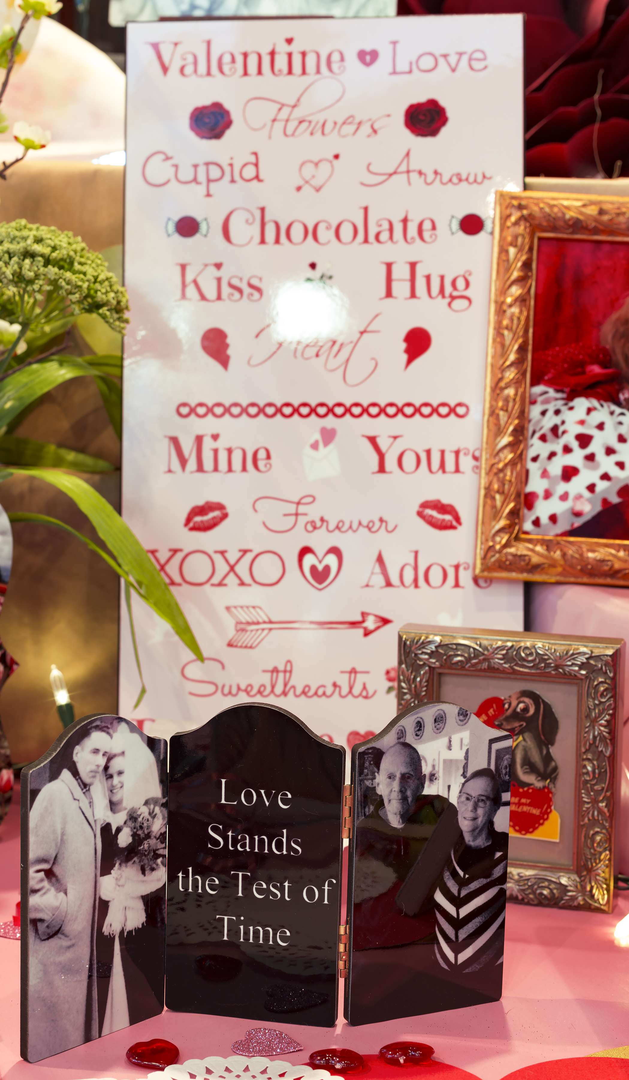 Valentine Display made with sublimation printing