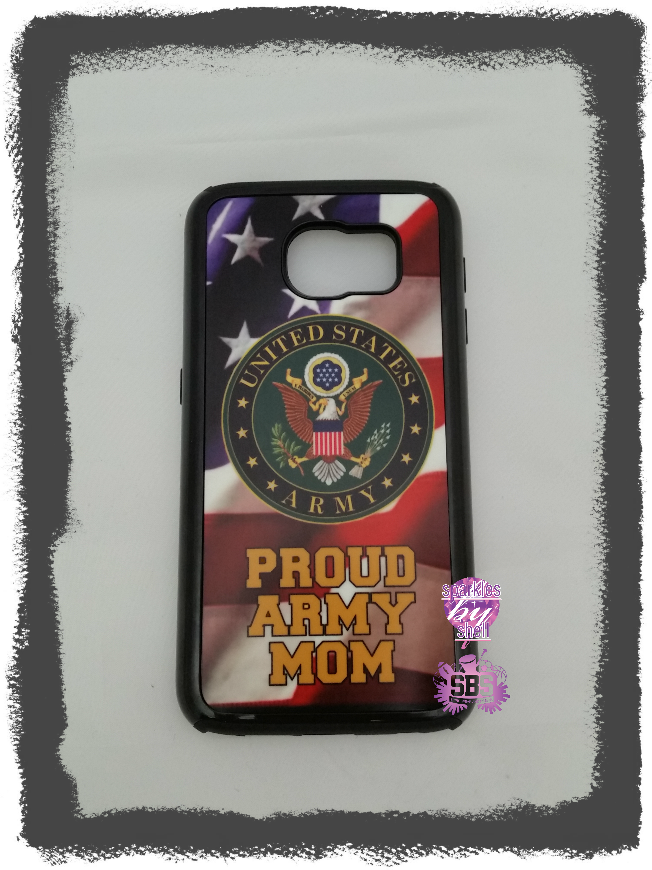 Proud Army Mom Cell Phone Case made with sublimation printing