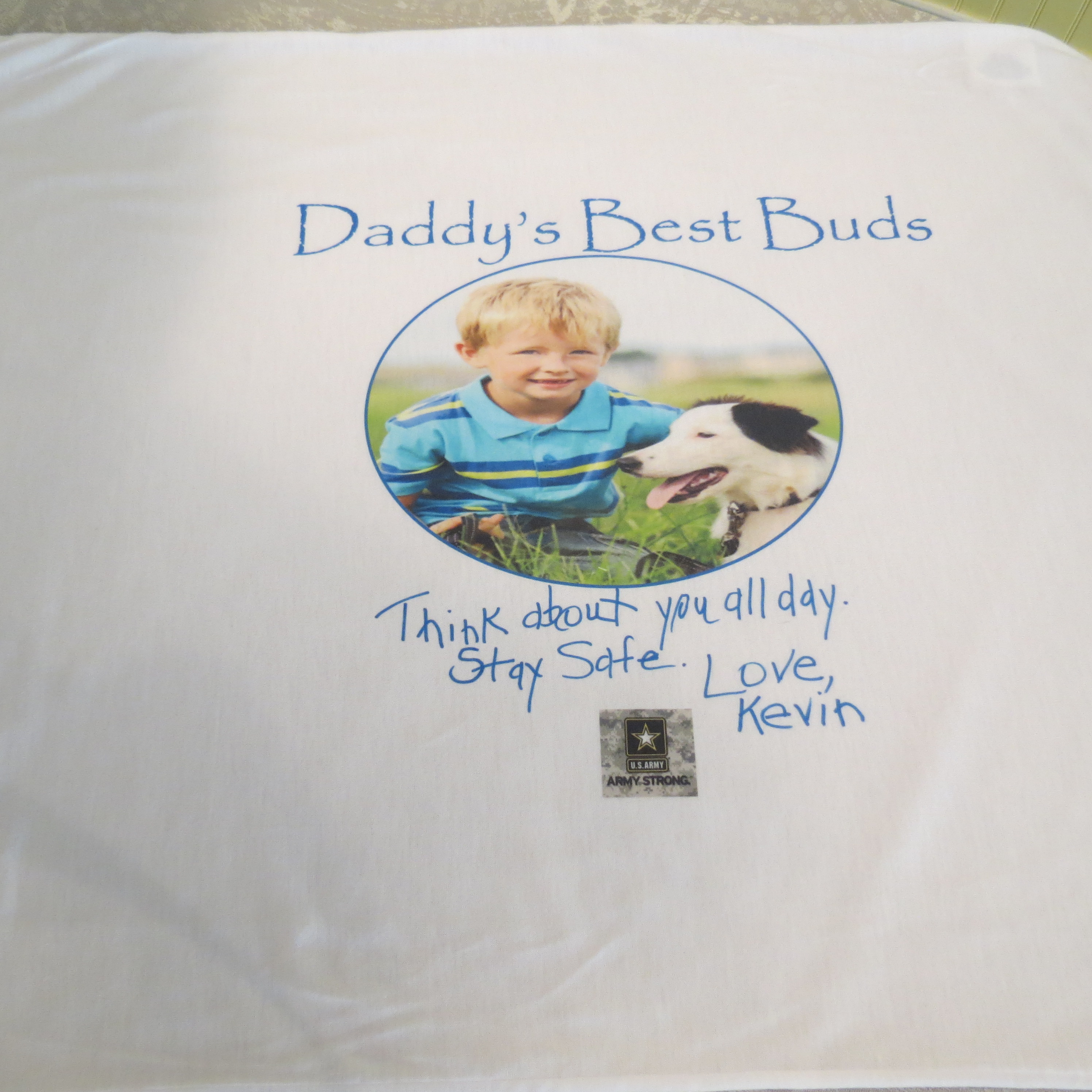 Missing Deployed Daddy made with sublimation printing
