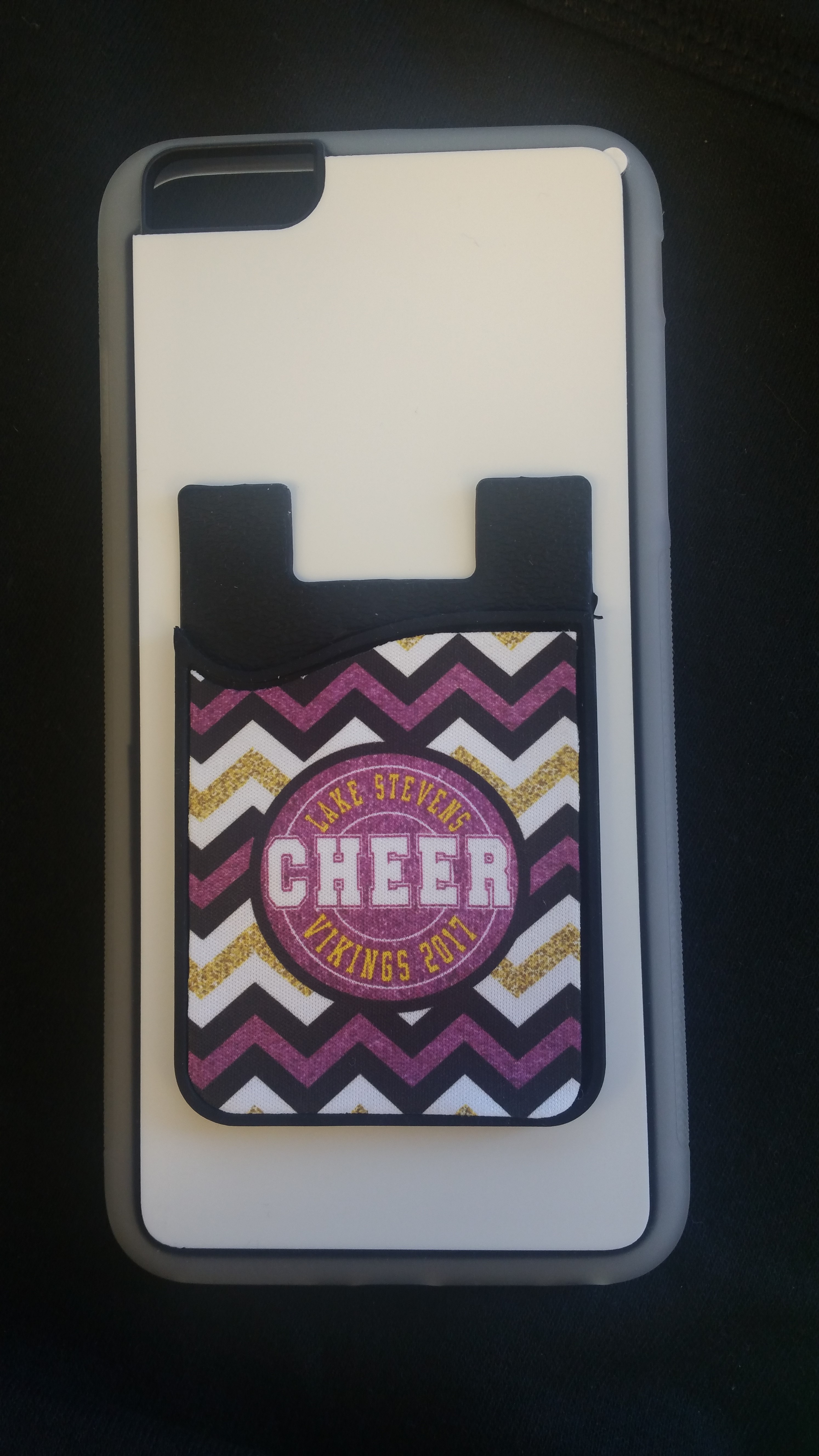 Phone Card Caddy made with sublimation printing