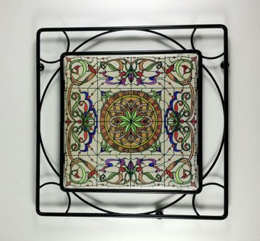 Stress free coloring trivet made with sublimation printing