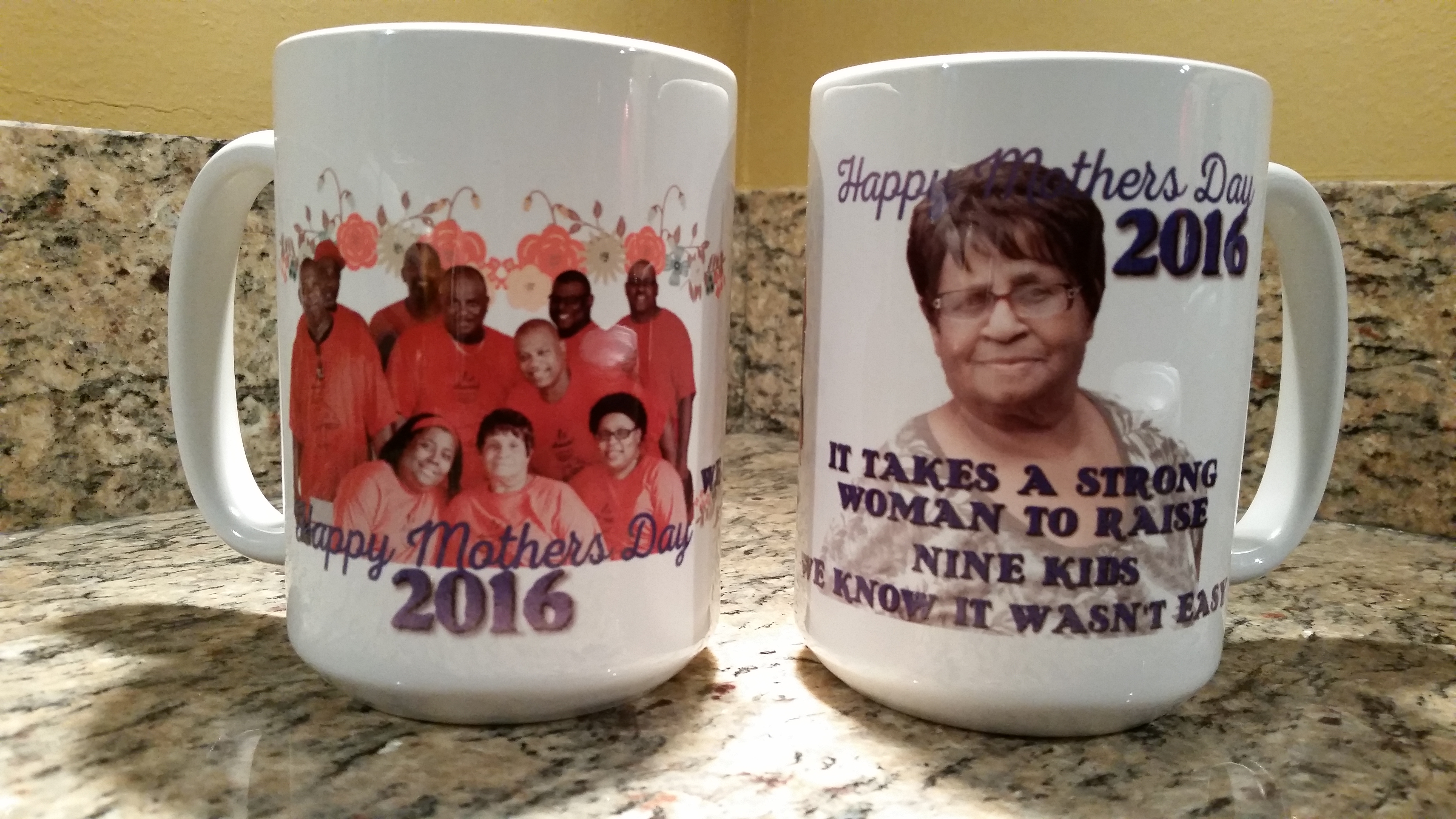Mothers Day made with sublimation printing