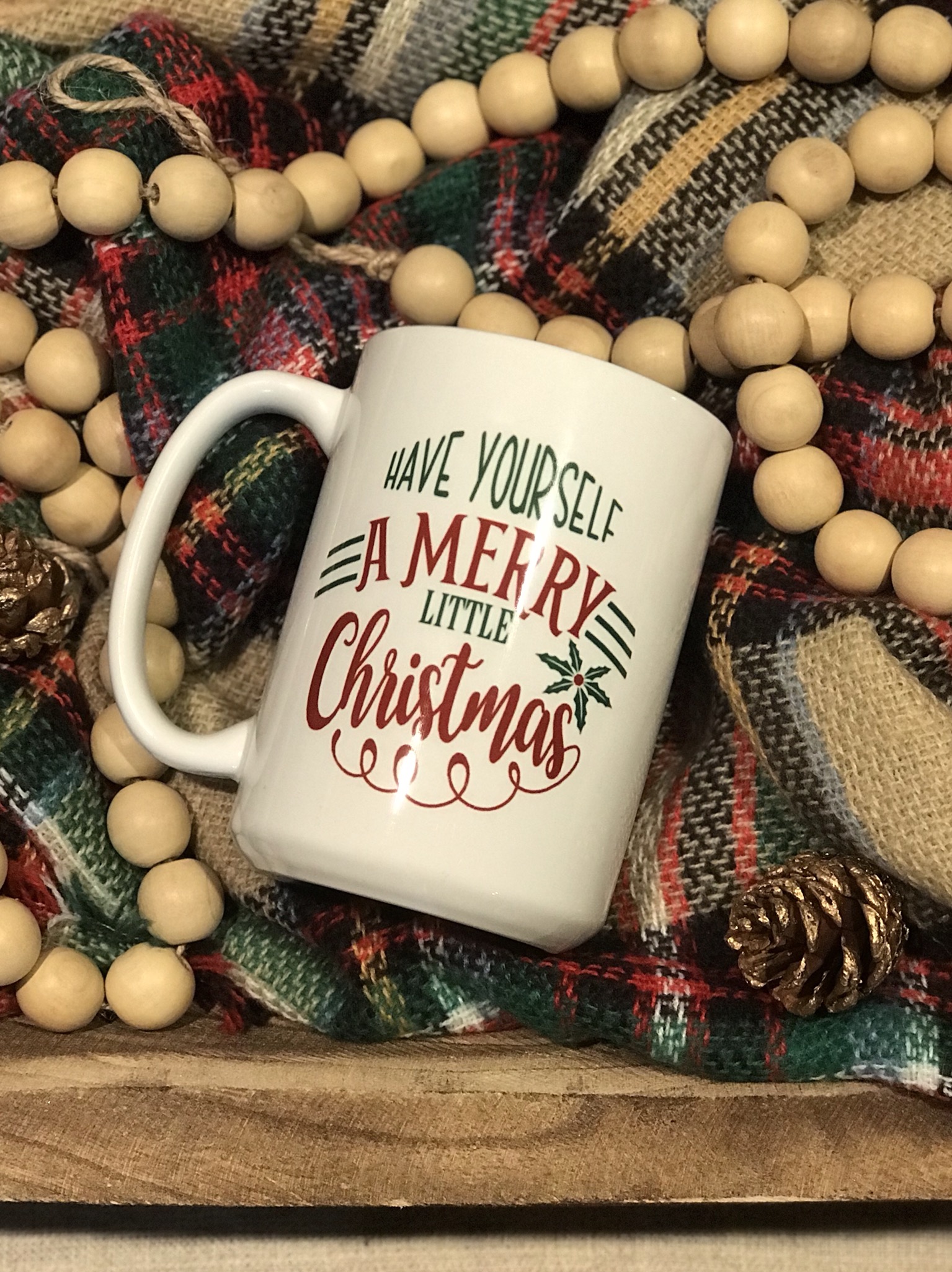 Christmas Mugs made with sublimation printing