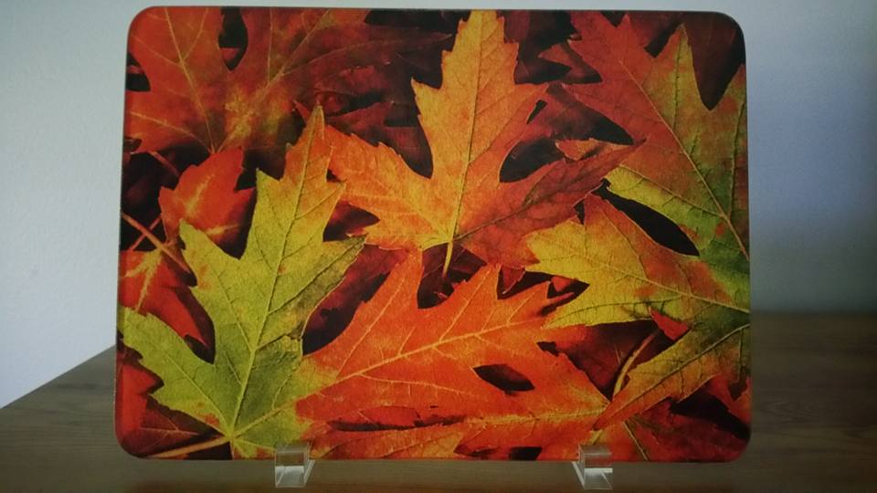 Fall Cutting Boards made with sublimation printing