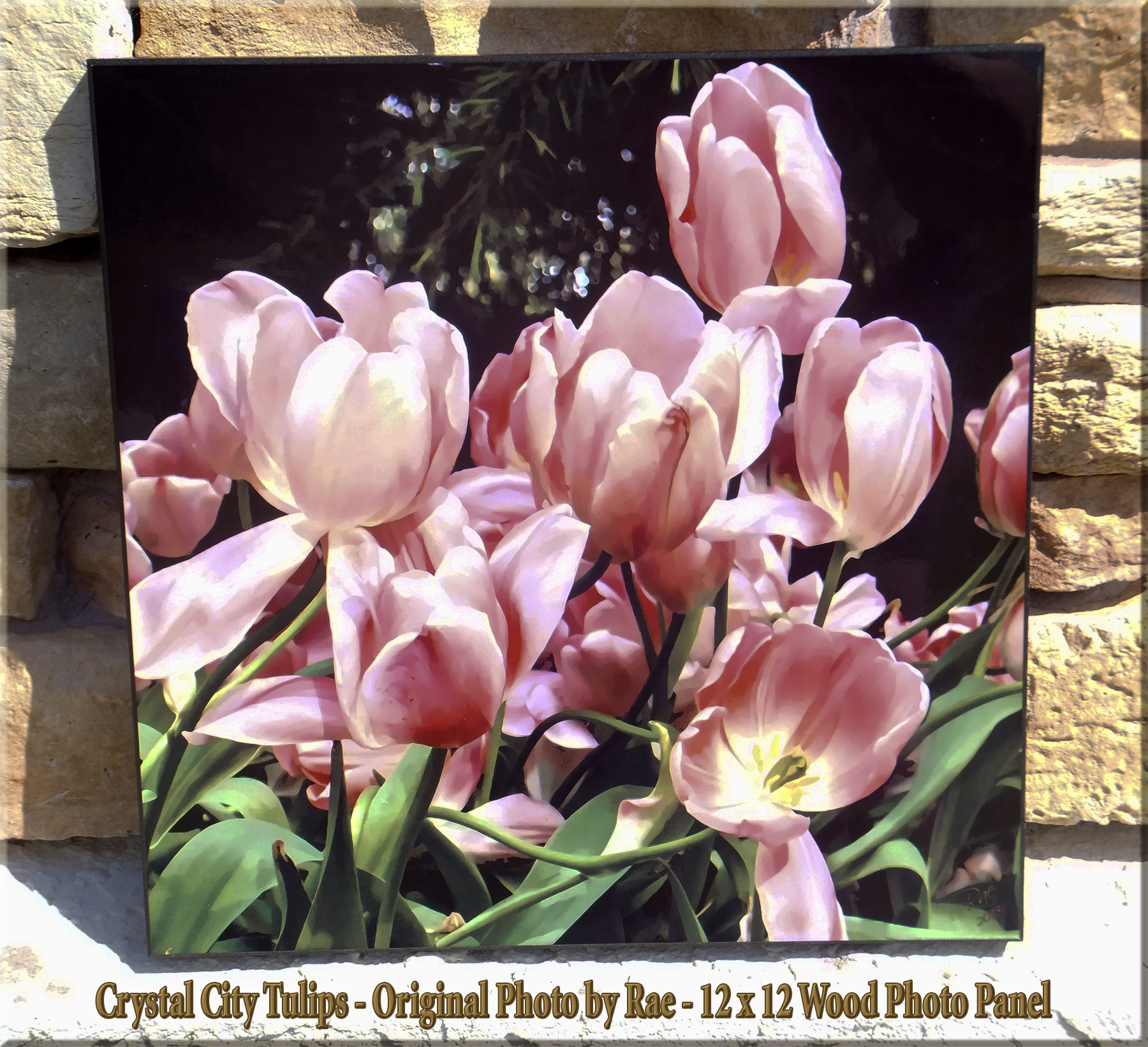 Crystal City Tulips made with sublimation printing