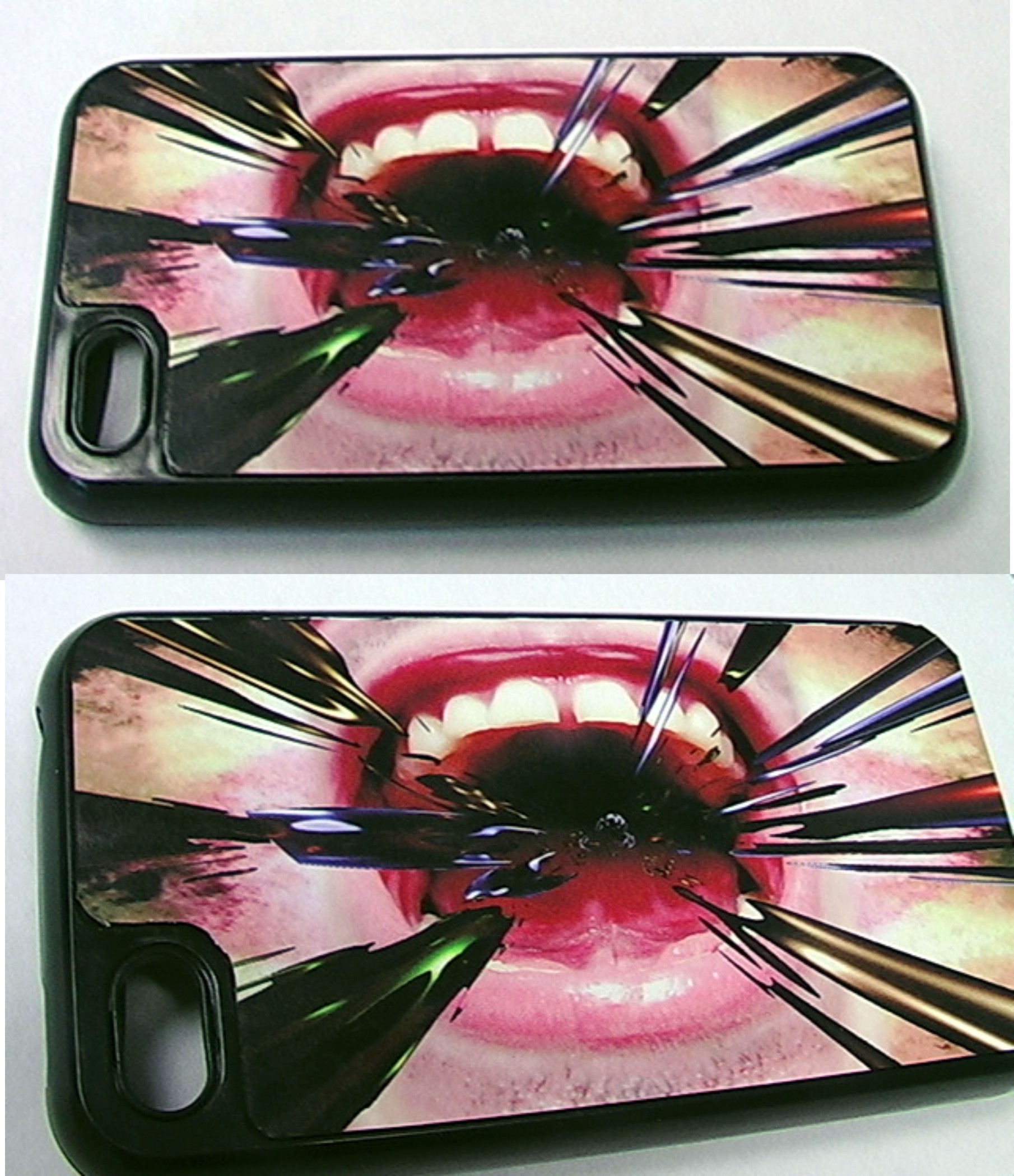 Mouth 4/4s cover - weird made with sublimation printing