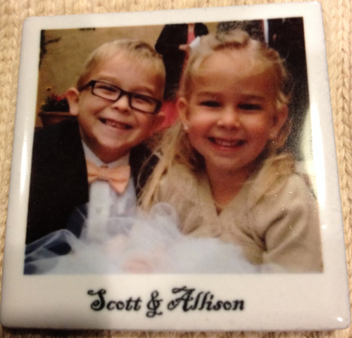 Polaroid Photo Magnet made with sublimation printing