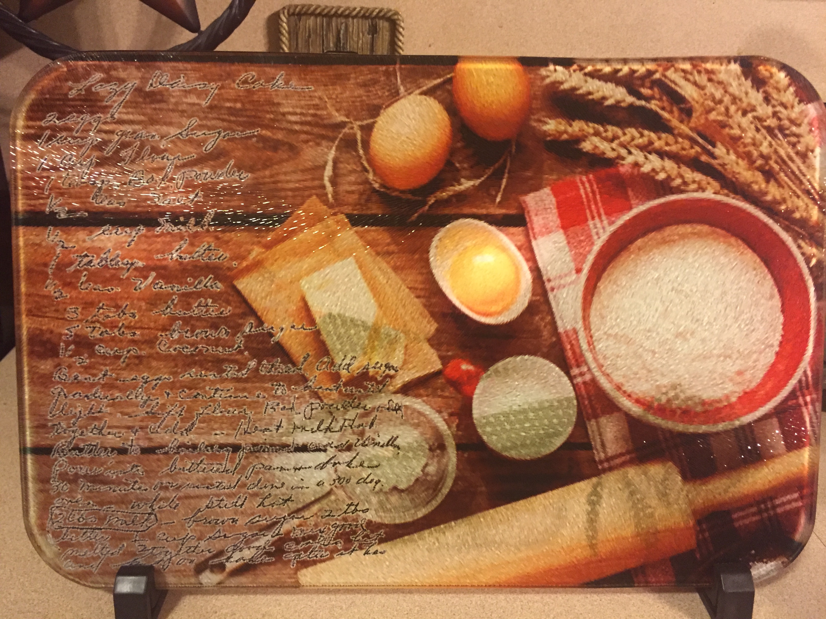 Cutting board made with sublimation printing