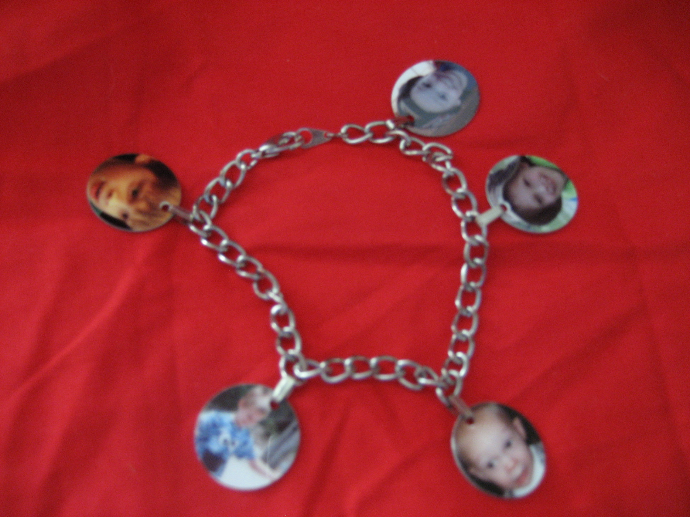 Charm Bracelet made with sublimation printing
