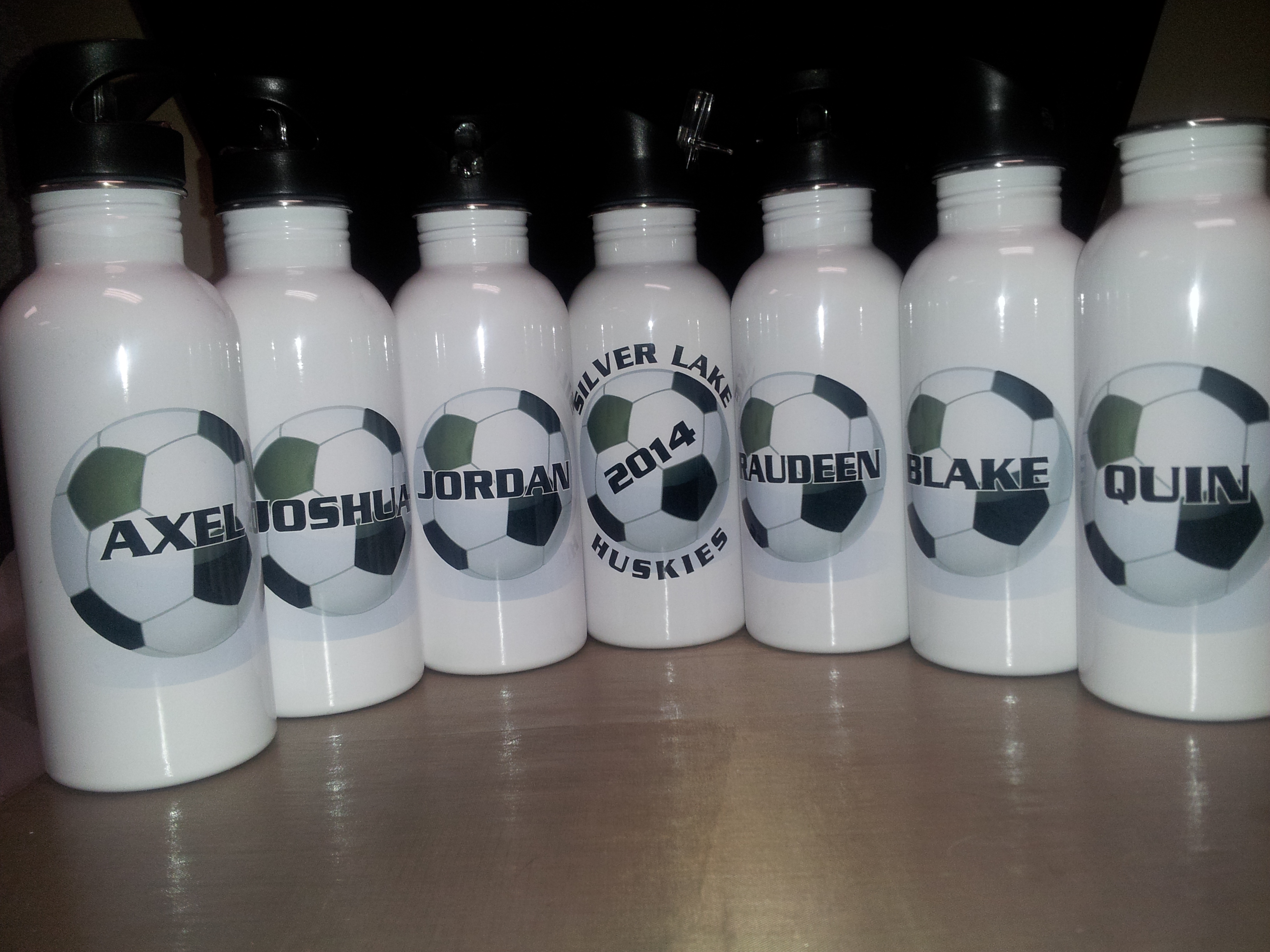Sports Bottles made with sublimation printing