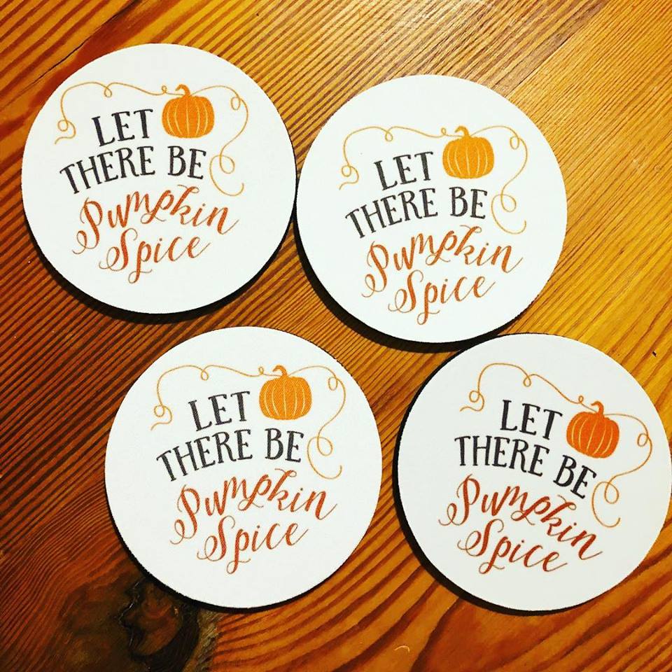 Pumpkin Spice made with sublimation printing