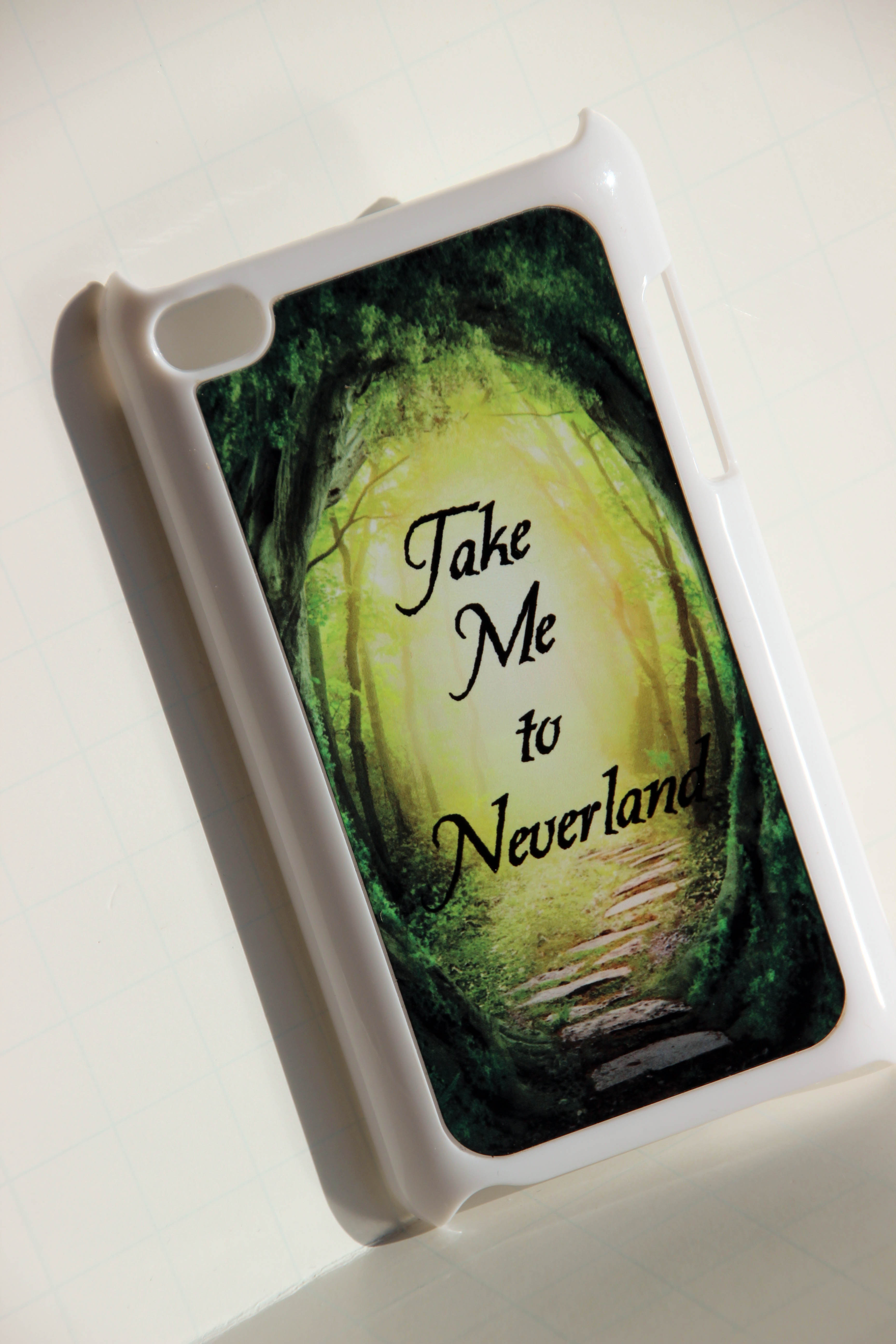 Take Me To Neverland made with sublimation printing