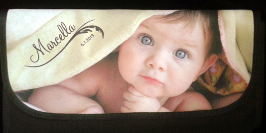 Changing Pad made with sublimation printing