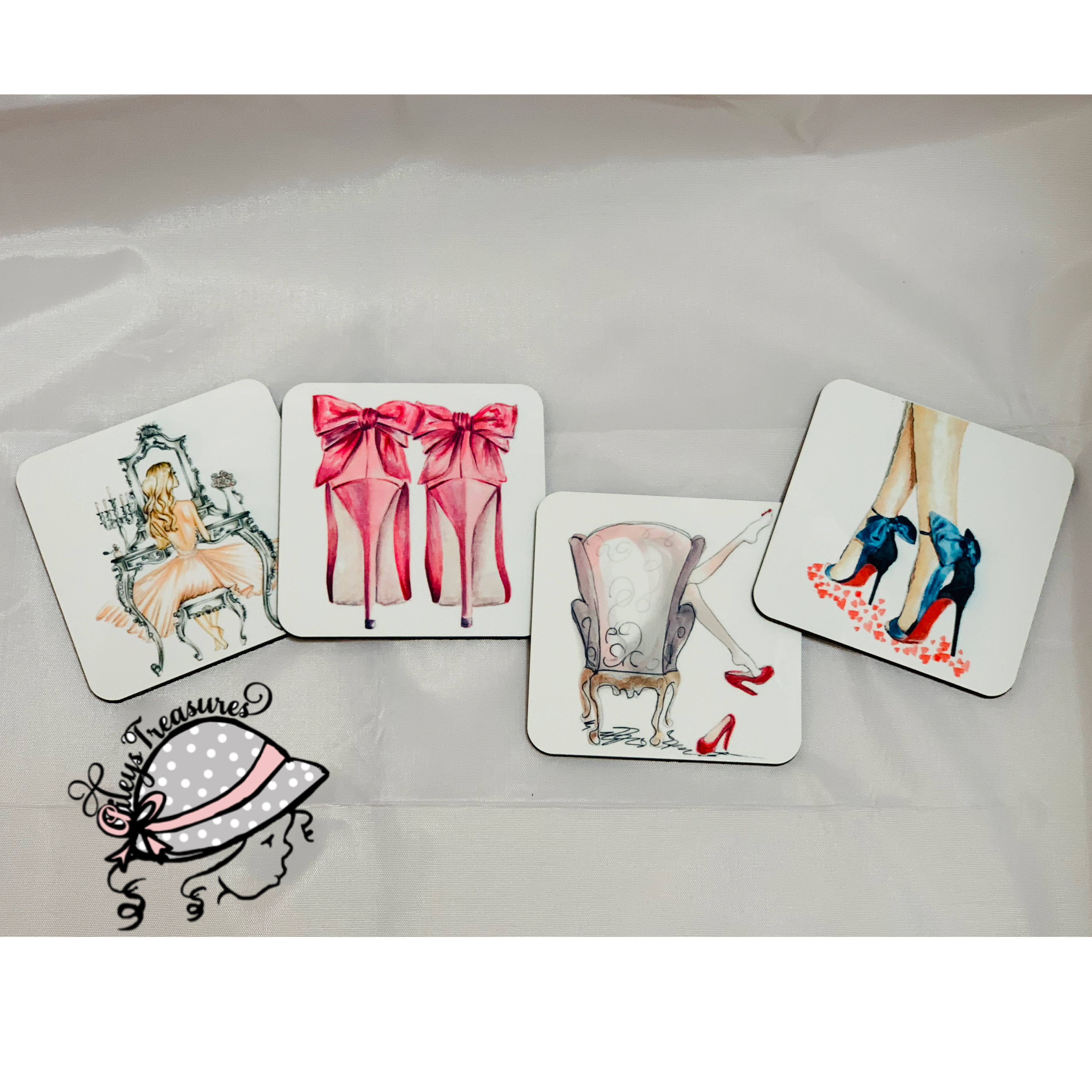 Coasters made with sublimation printing