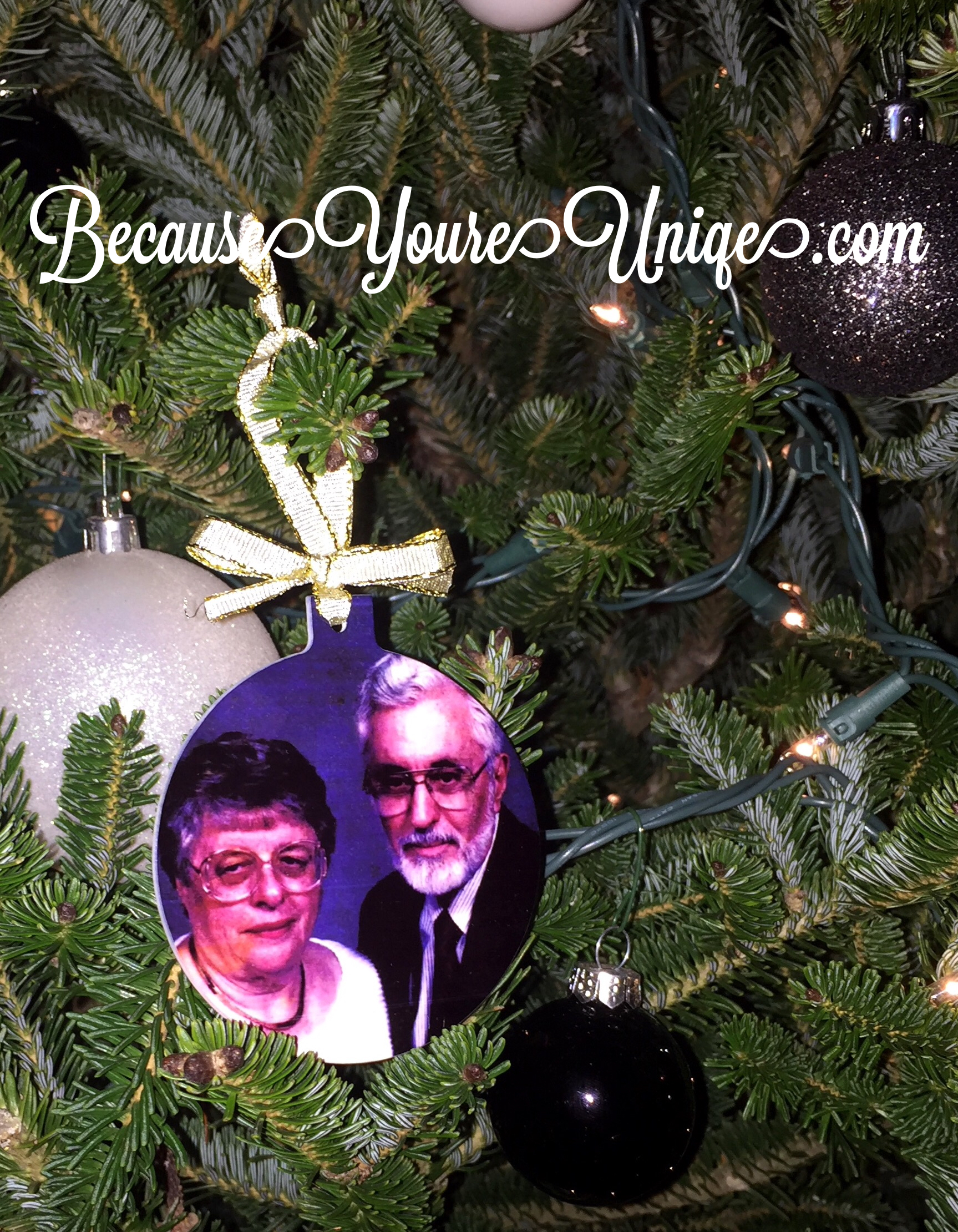 Memorial Ornament made with sublimation printing