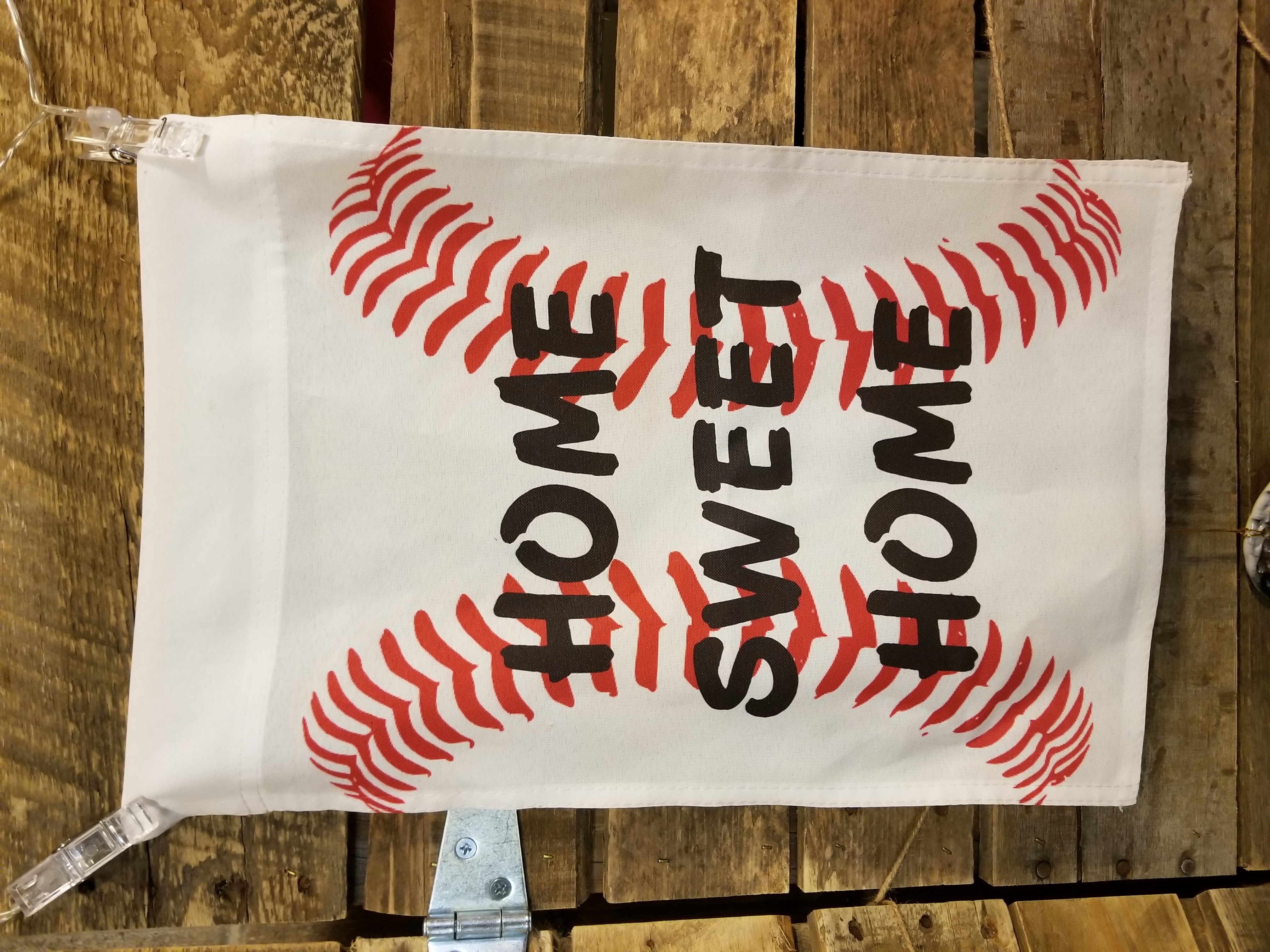 Baseball Flag made with sublimation printing