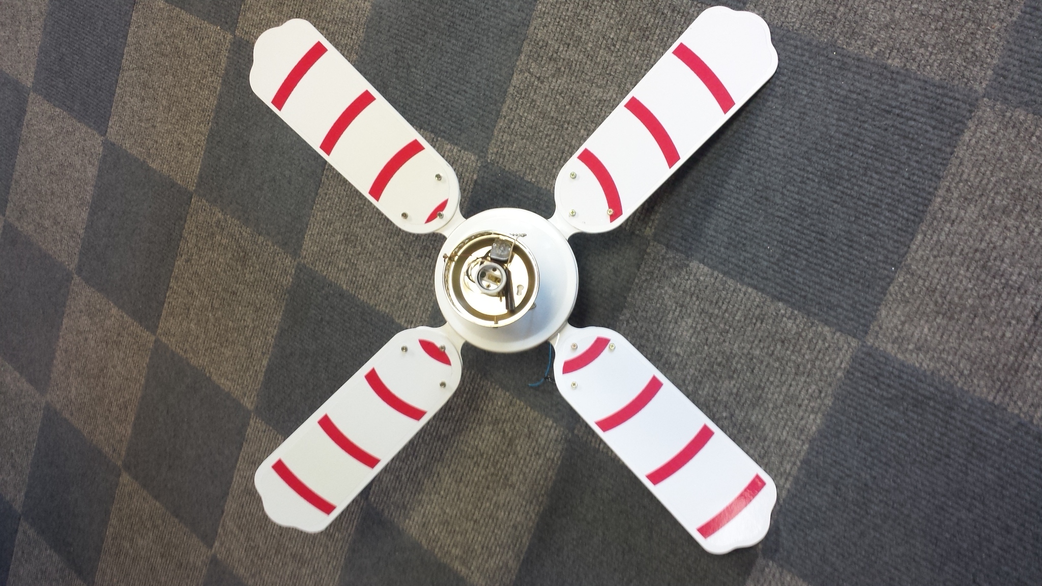 fan paddles made with sublimation printing