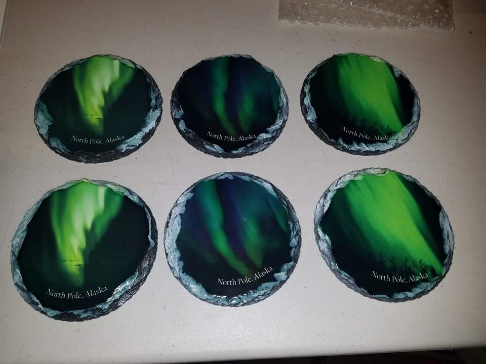 Northern Lights made with sublimation printing