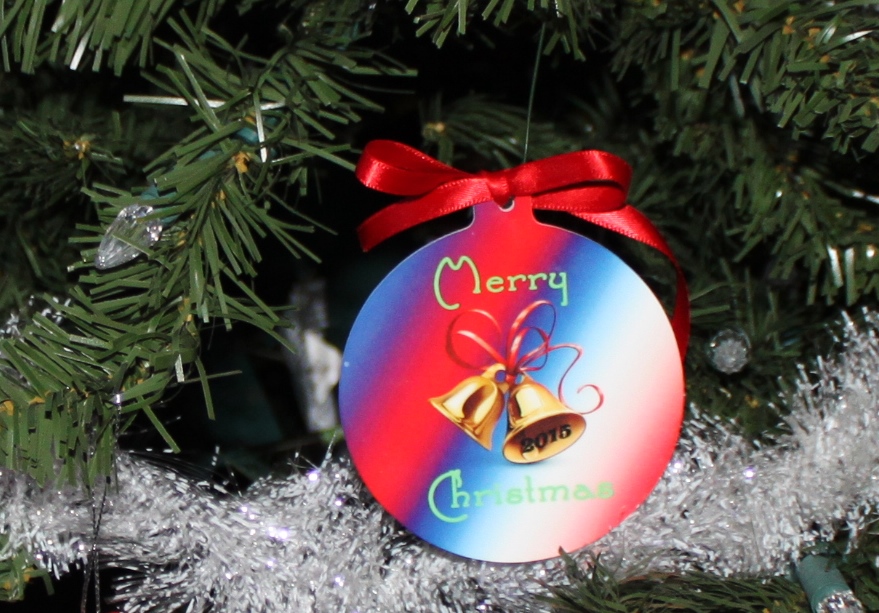 Ornament made with sublimation printing