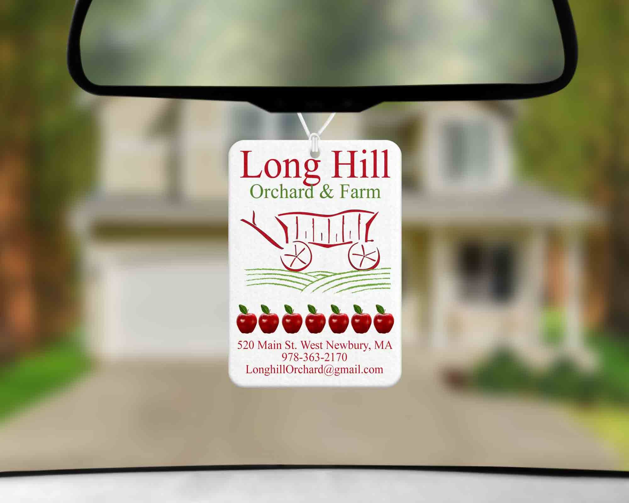 Air Fresheners Long Hill made with sublimation printing