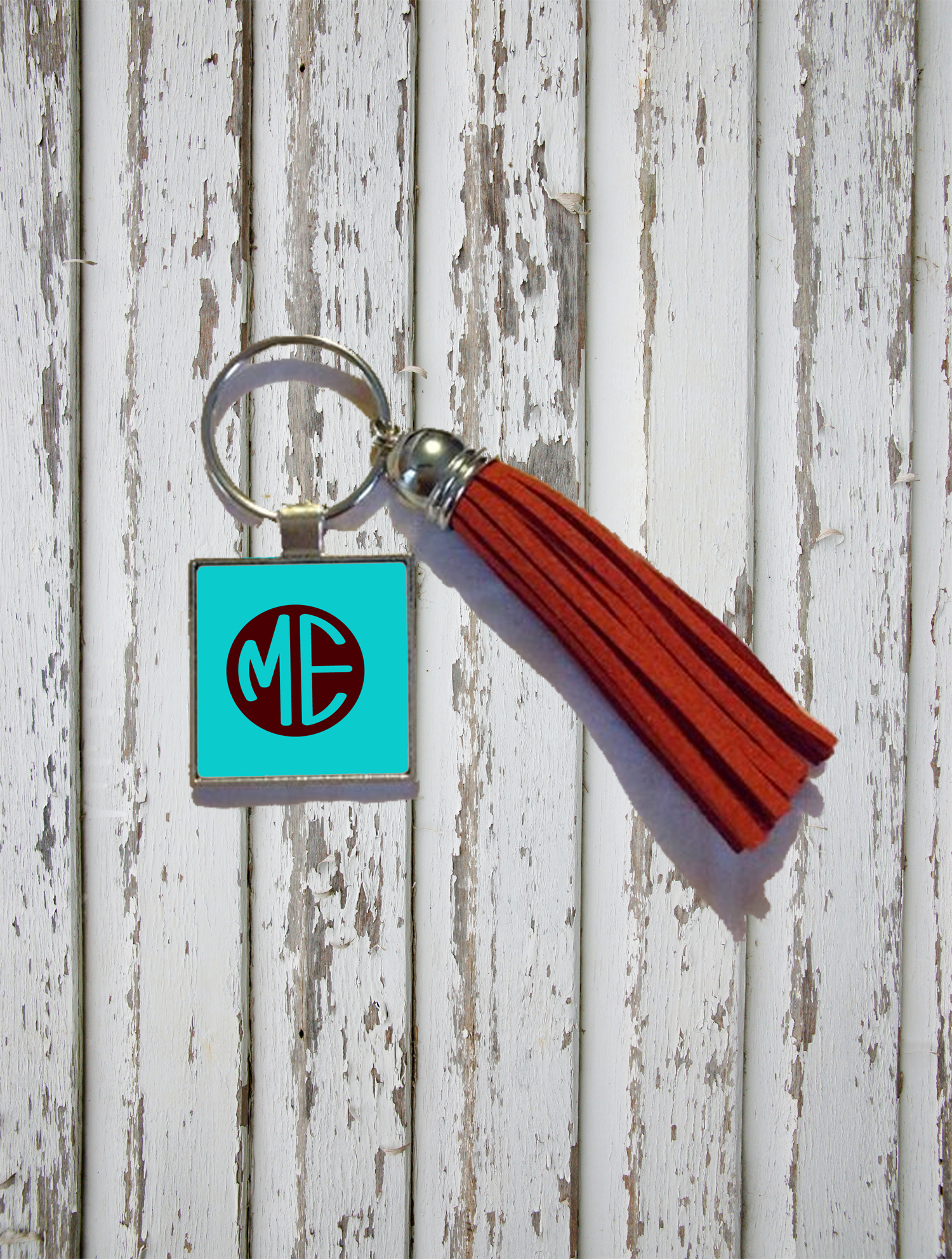 Tassel  Key Chain made with sublimation printing