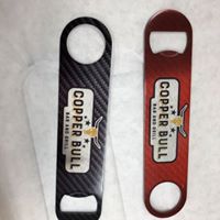 bottle openers made with sublimation printing