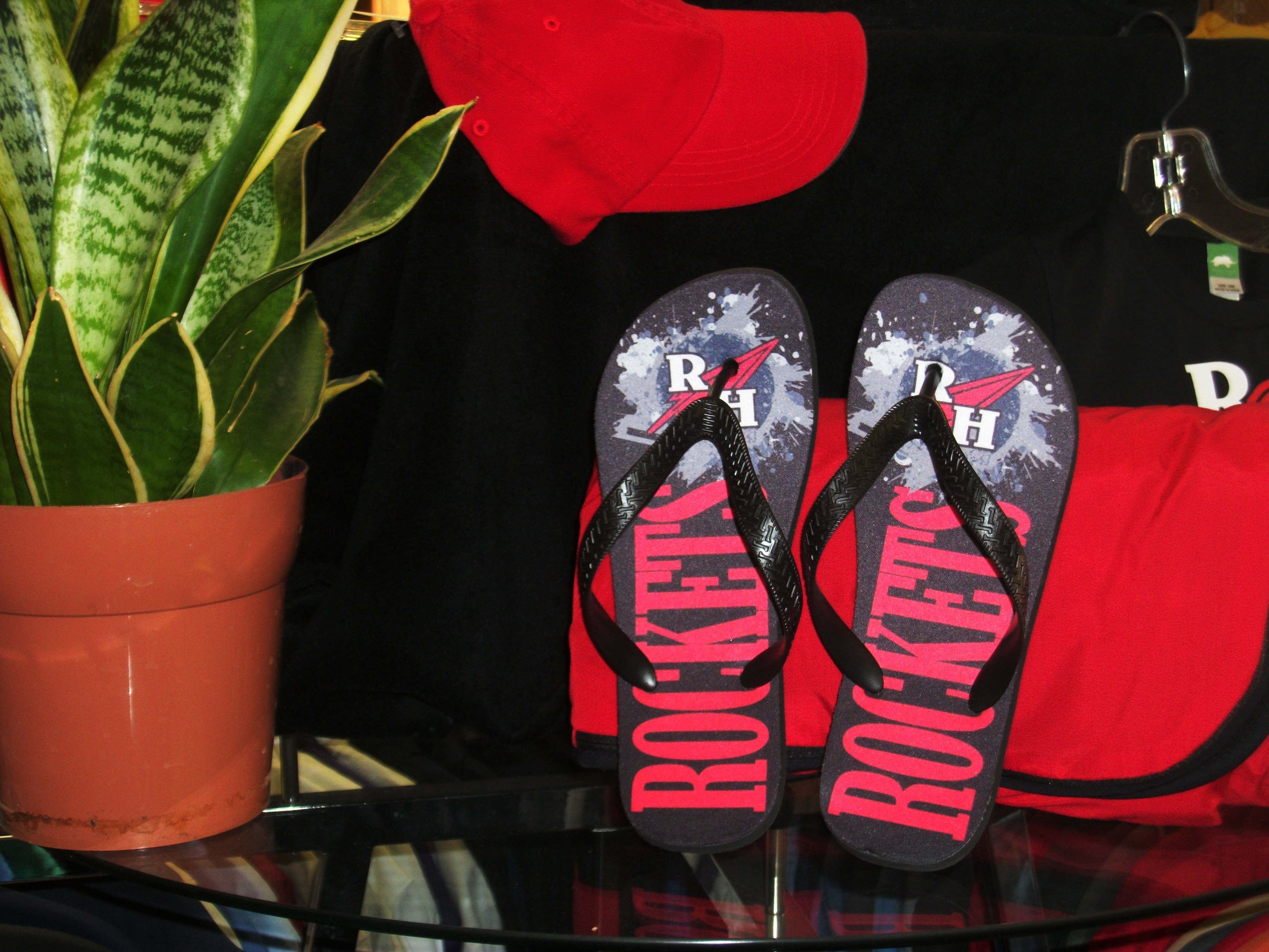 Flops made with sublimation printing