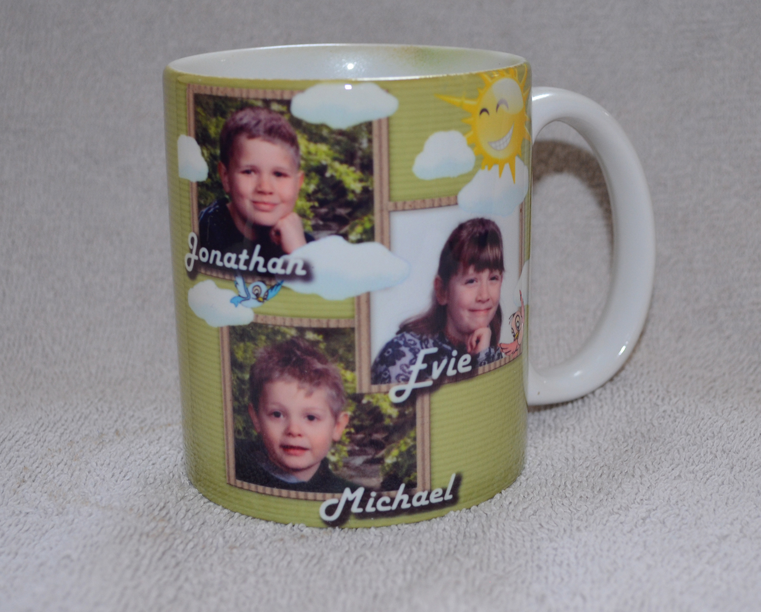 Grammie Mugs made with sublimation printing