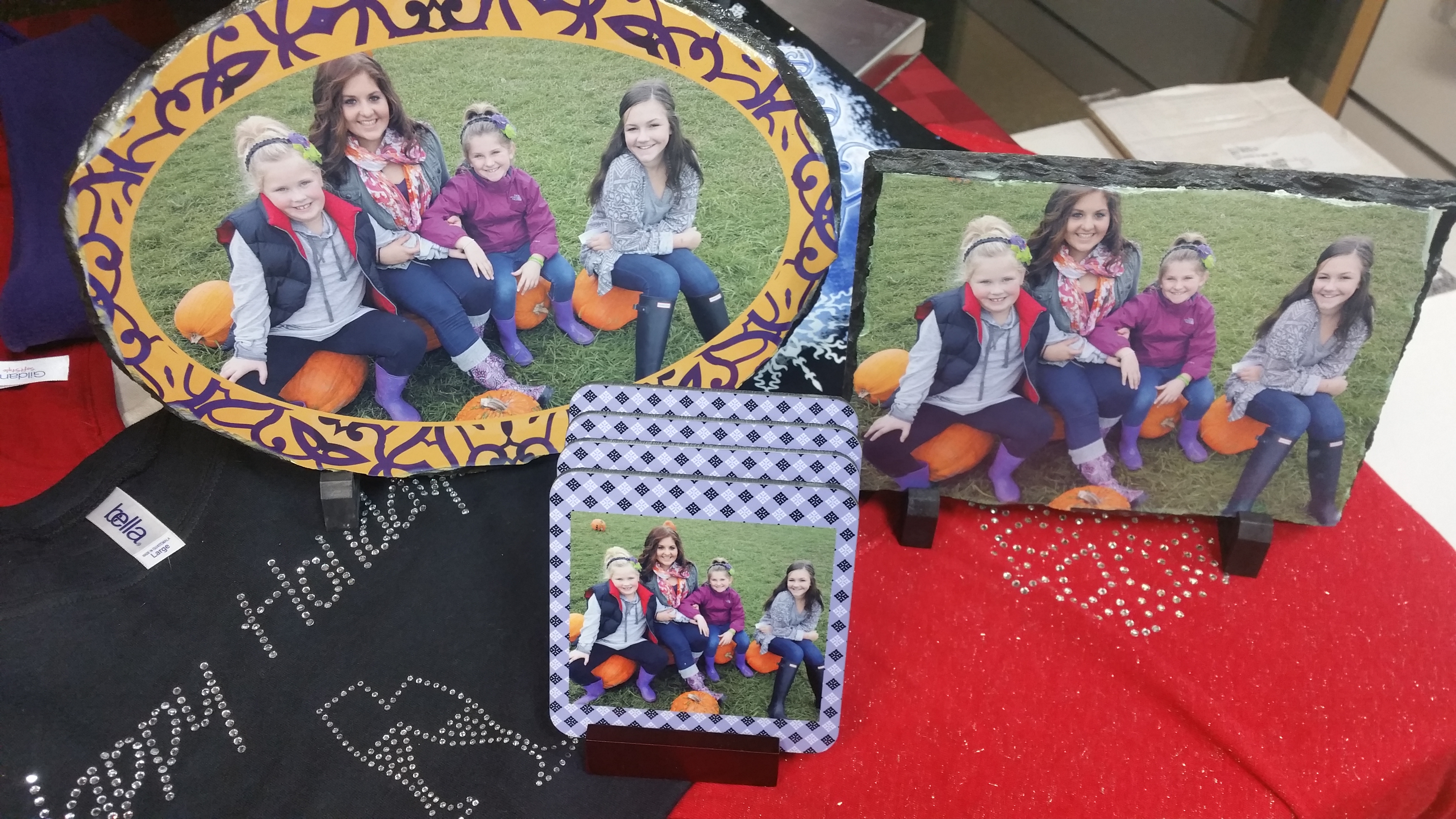 Christmas Gifts made with sublimation printing