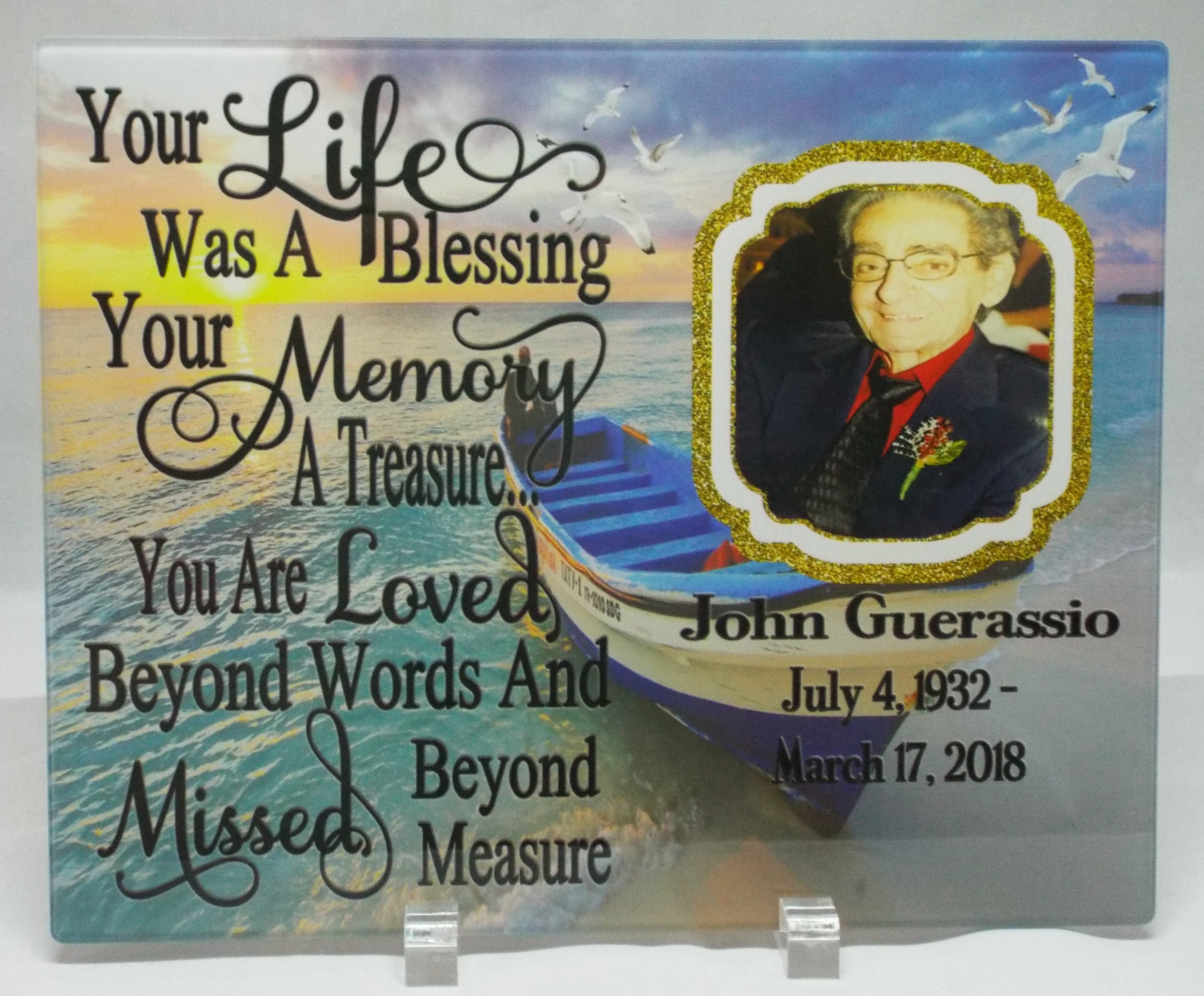 ColorLyte Memorial made with sublimation printing
