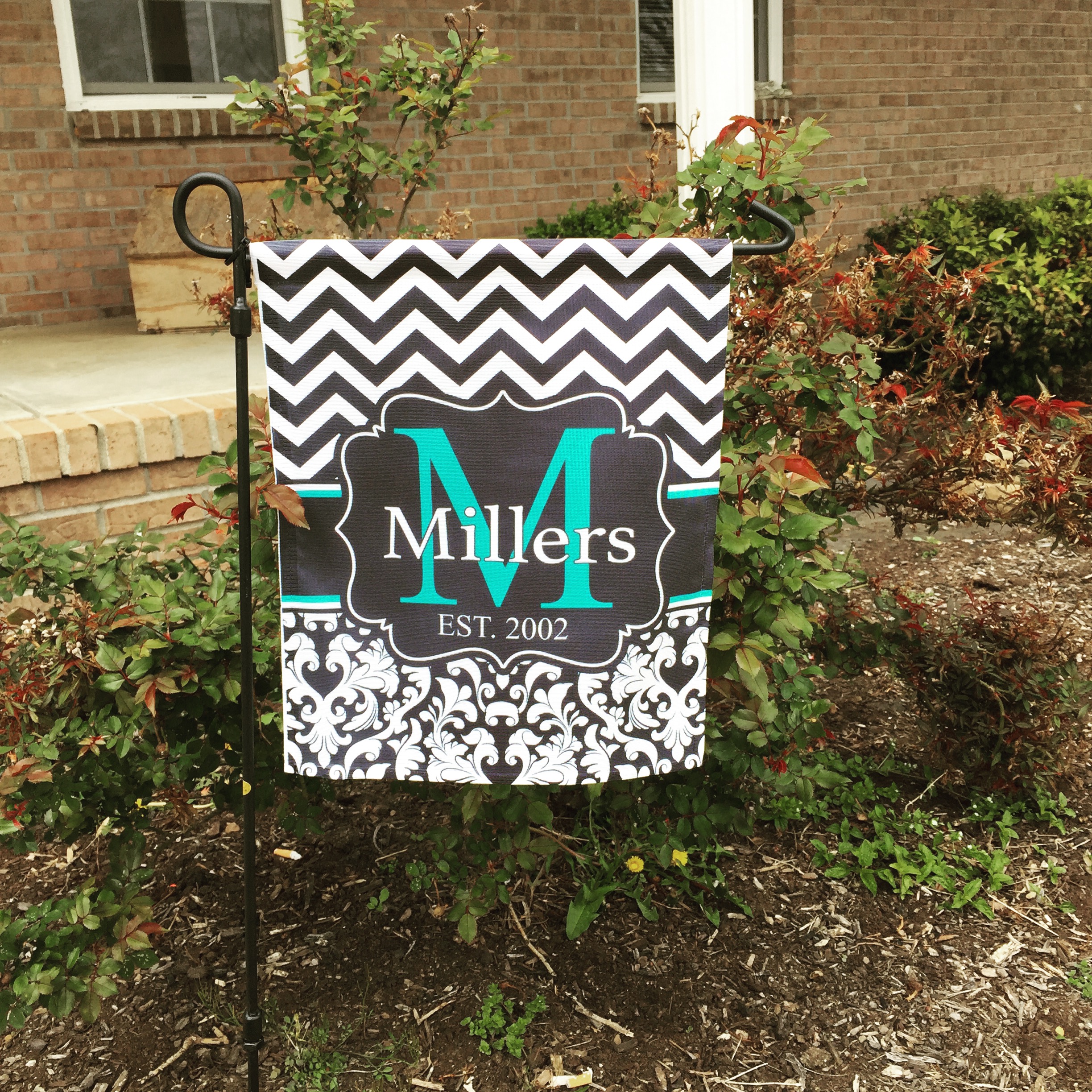 Personalized Garden Flag made with sublimation printing