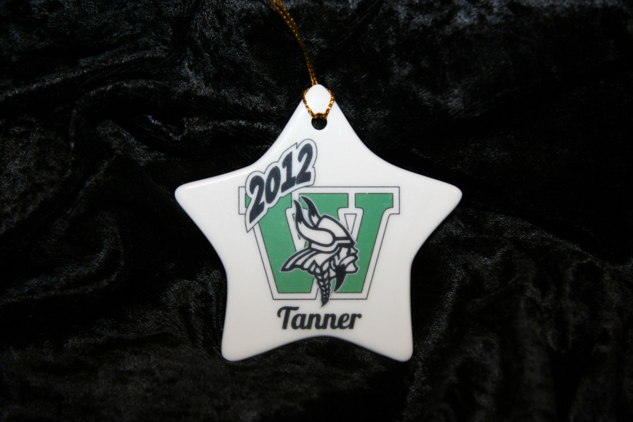 Christmas Ornament made with sublimation printing
