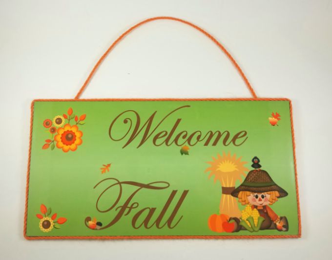 Welcome Fall (Fall Palette Decoration Contest) made with sublimation printing