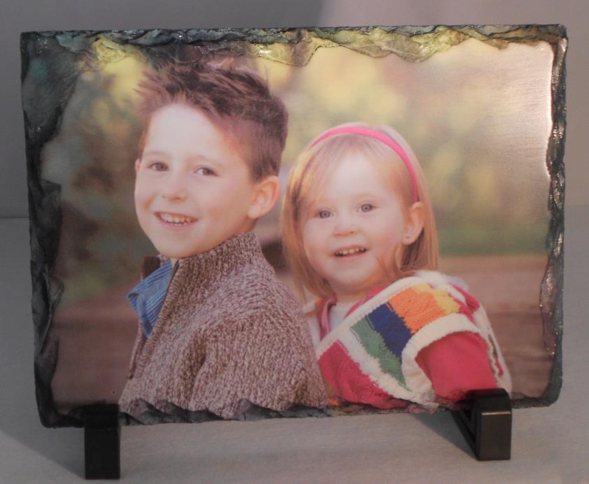 Photo Slate made with sublimation printing